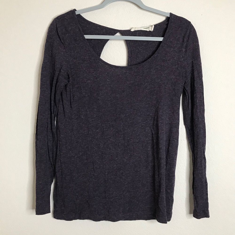 Anthropologie wool blend‎ long sleeve open back